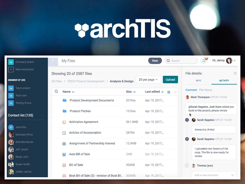 archTIS - Kojensi screenshot